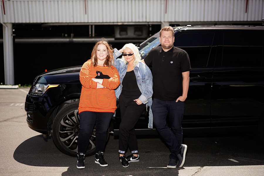 Christina Aguilera, Melissa McCarthy, The Late Late Show With James Corden